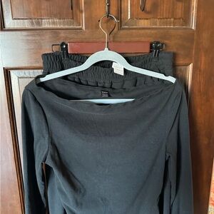 SHEIN Black sweat set